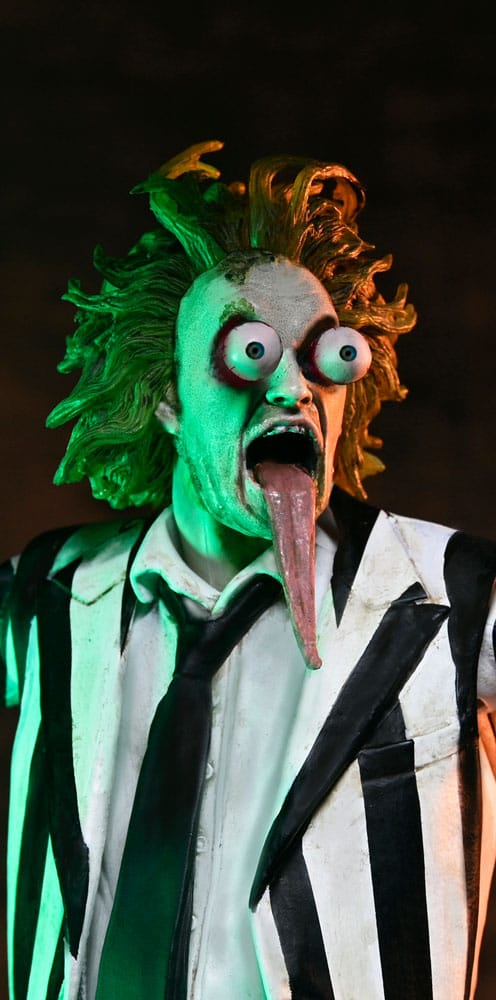 BEETLEJUICE – FIGURA 18 CM – ULTIMATE STRIPED SUIT – NECA – MOVIE COLLECTIBLE