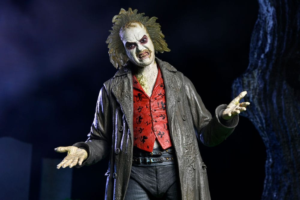 BEETLEJUICE 1988 – TOUR GUIDE THE BIO-EXORCIST – FIGURA NECA 18 CM
