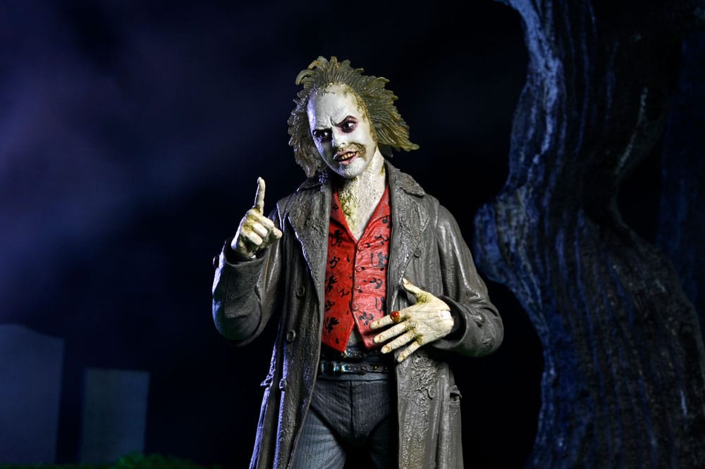 BEETLEJUICE 1988 – TOUR GUIDE THE BIO-EXORCIST – FIGURA NECA 18 CM