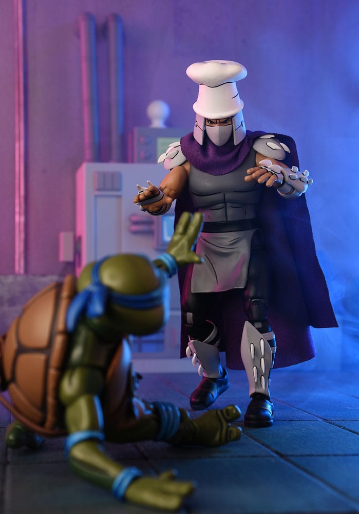 TEENAGE MUTANT NINJA TURTLES – FIGURA ULTIMATE SHREDDER (CLASSIC COLORS) (NECA – 18 CM)