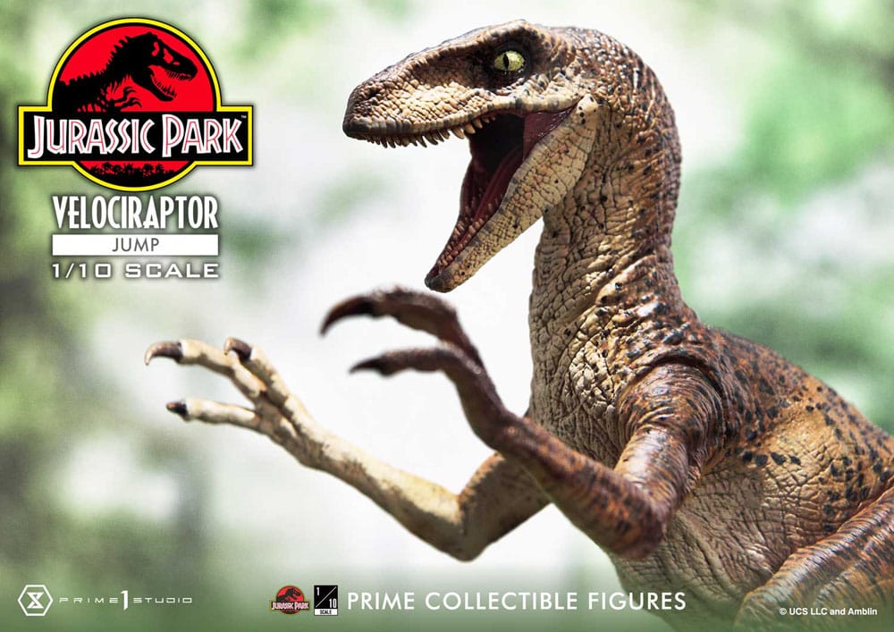 VELOCIRAPTOR JUMP – ESTATUA 1/10 (PRIME 1 STUDIO – JURASSIC PARK)