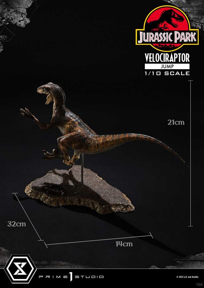 VELOCIRAPTOR JUMP – ESTATUA 1/10 (PRIME 1 STUDIO – JURASSIC PARK)