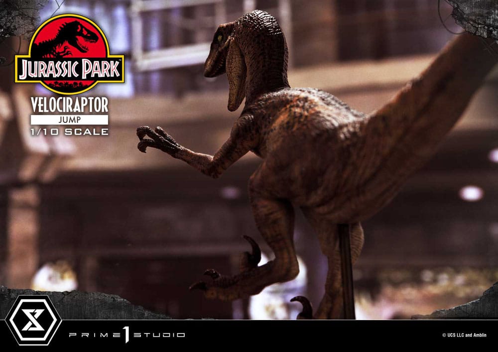 VELOCIRAPTOR JUMP – ESTATUA 1/10 (PRIME 1 STUDIO – JURASSIC PARK)