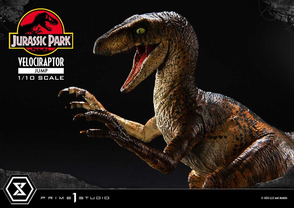 VELOCIRAPTOR JUMP – ESTATUA 1/10 (PRIME 1 STUDIO – JURASSIC PARK)