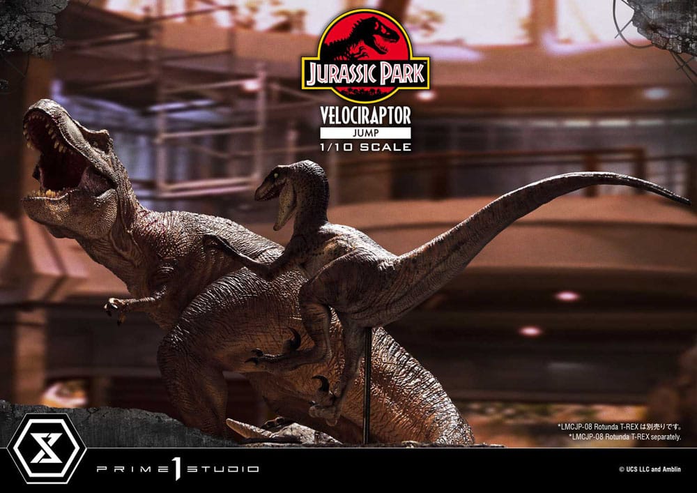VELOCIRAPTOR JUMP – ESTATUA 1/10 (PRIME 1 STUDIO – JURASSIC PARK)