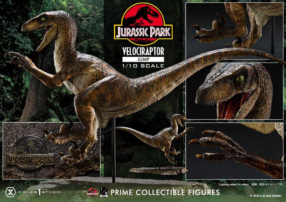 VELOCIRAPTOR JUMP – ESTATUA 1/10 (PRIME 1 STUDIO – JURASSIC PARK)