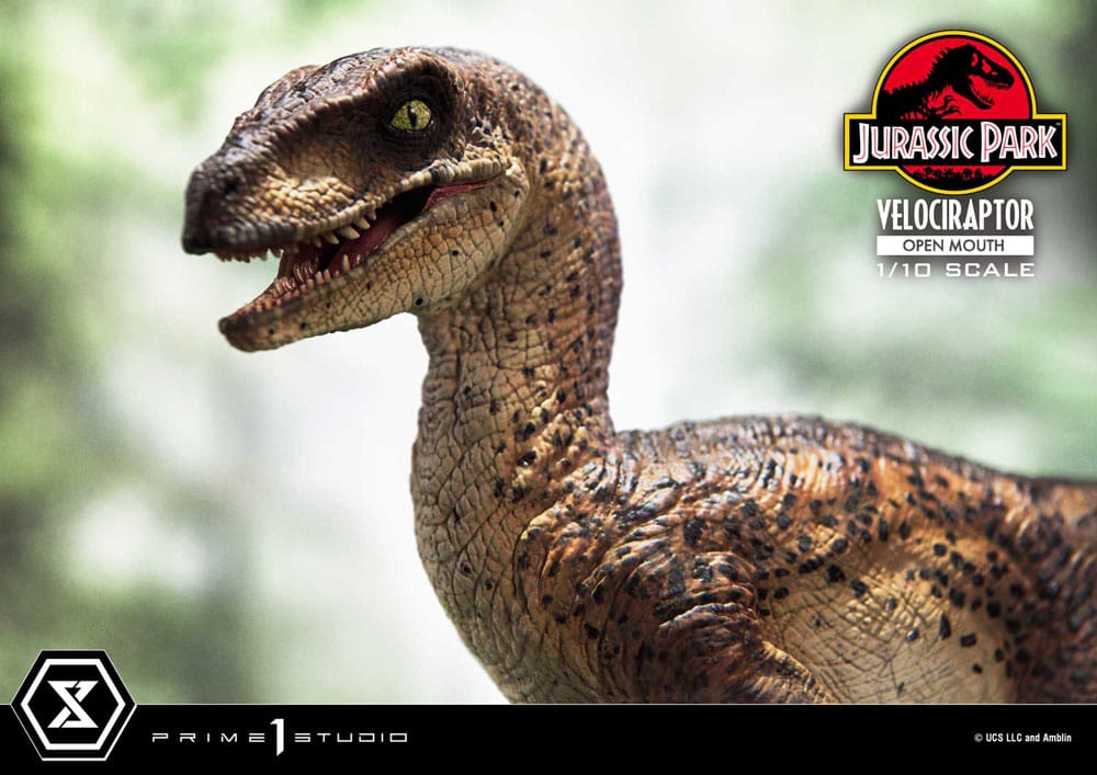 VELOCIRAPTOR OPEN MOUTH – ESTATUA 1/10 (PRIME 1 STUDIO – JURASSIC PARK)