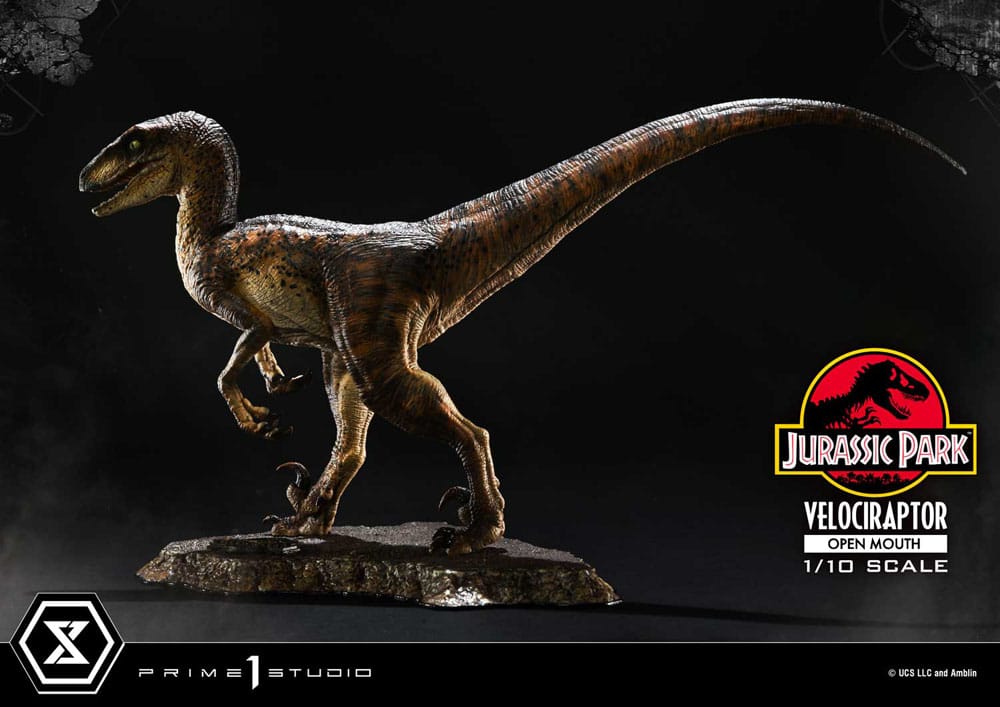 VELOCIRAPTOR OPEN MOUTH – ESTATUA 1/10 (PRIME 1 STUDIO – JURASSIC PARK)