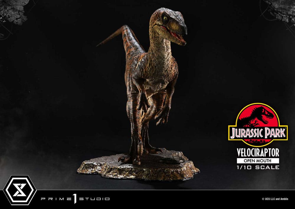 VELOCIRAPTOR OPEN MOUTH – ESTATUA 1/10 (PRIME 1 STUDIO – JURASSIC PARK)