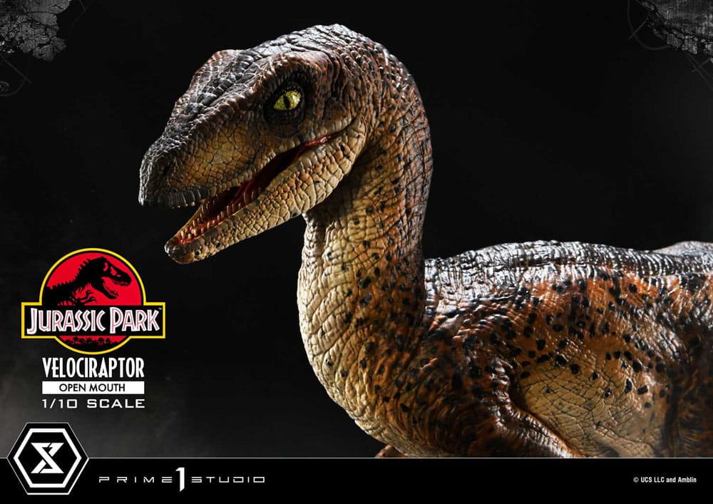 VELOCIRAPTOR OPEN MOUTH – ESTATUA 1/10 (PRIME 1 STUDIO – JURASSIC PARK)
