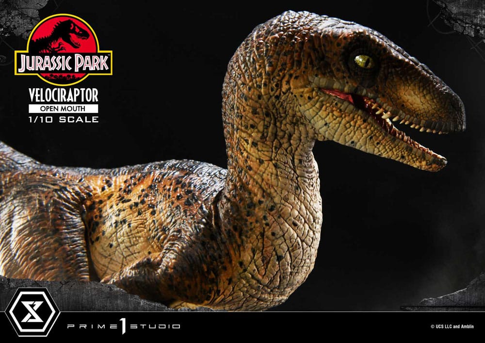 VELOCIRAPTOR OPEN MOUTH – ESTATUA 1/10 (PRIME 1 STUDIO – JURASSIC PARK)