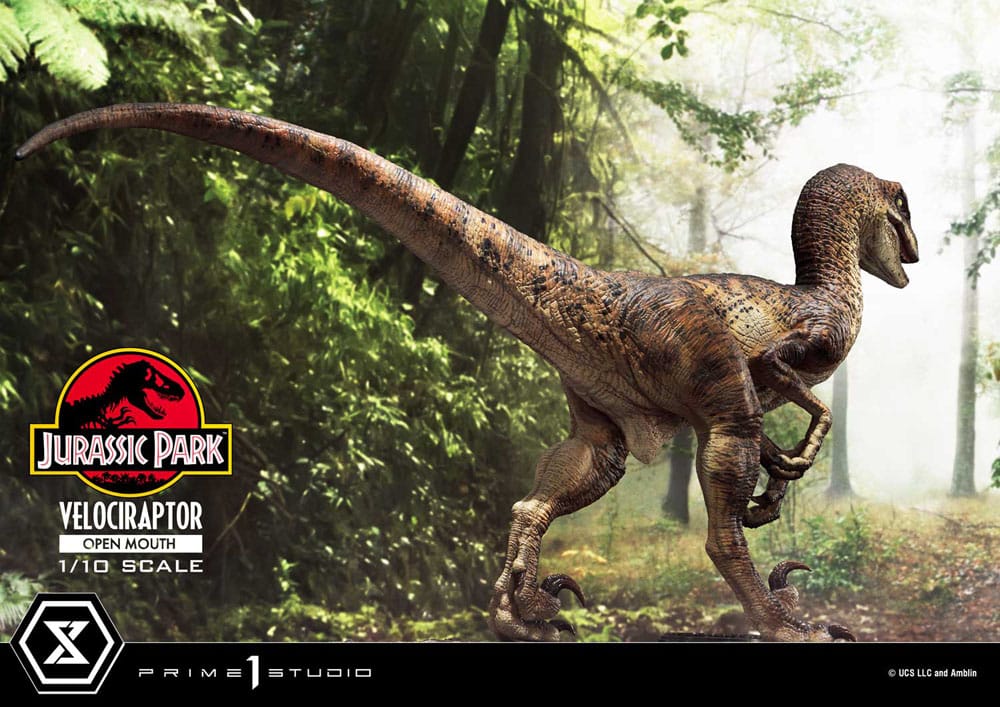 VELOCIRAPTOR OPEN MOUTH – ESTATUA 1/10 (PRIME 1 STUDIO – JURASSIC PARK)