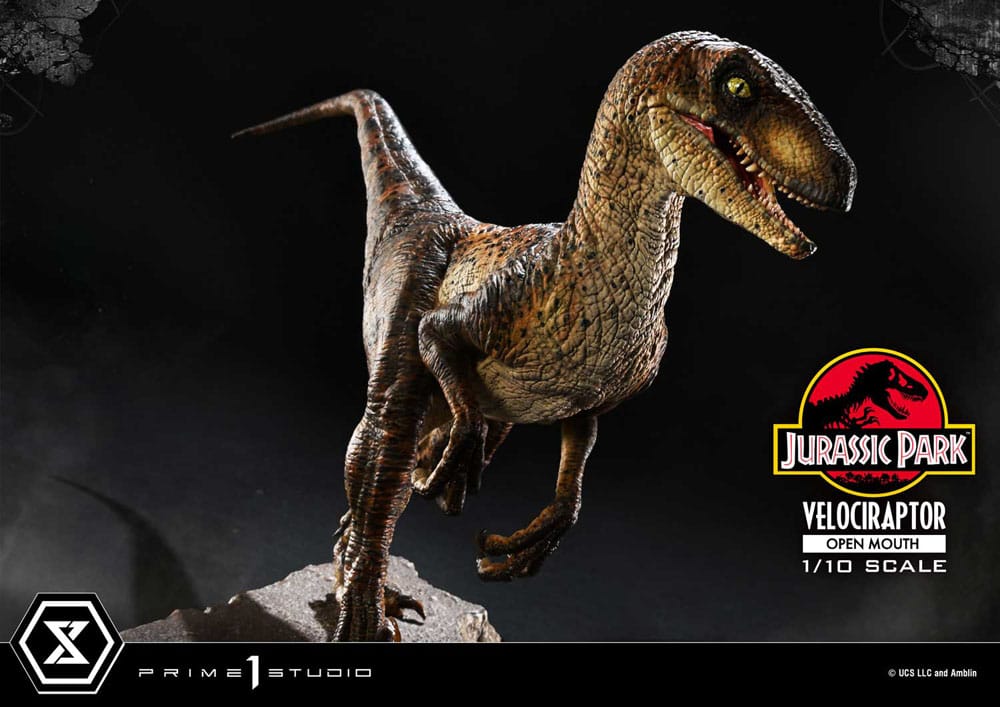 VELOCIRAPTOR OPEN MOUTH – ESTATUA 1/10 (PRIME 1 STUDIO – JURASSIC PARK)