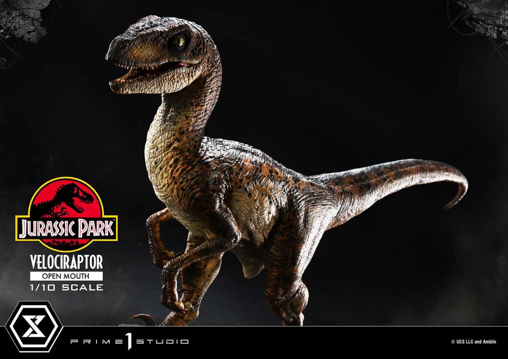 VELOCIRAPTOR OPEN MOUTH – ESTATUA 1/10 (PRIME 1 STUDIO – JURASSIC PARK)