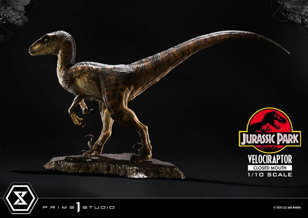 VELOCIRAPTOR CLOSED MOUTH – ESTATUA 1/10 (PRIME 1 STUDIO – JURASSIC PARK)