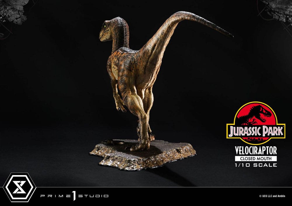 VELOCIRAPTOR CLOSED MOUTH – ESTATUA 1/10 (PRIME 1 STUDIO – JURASSIC PARK)