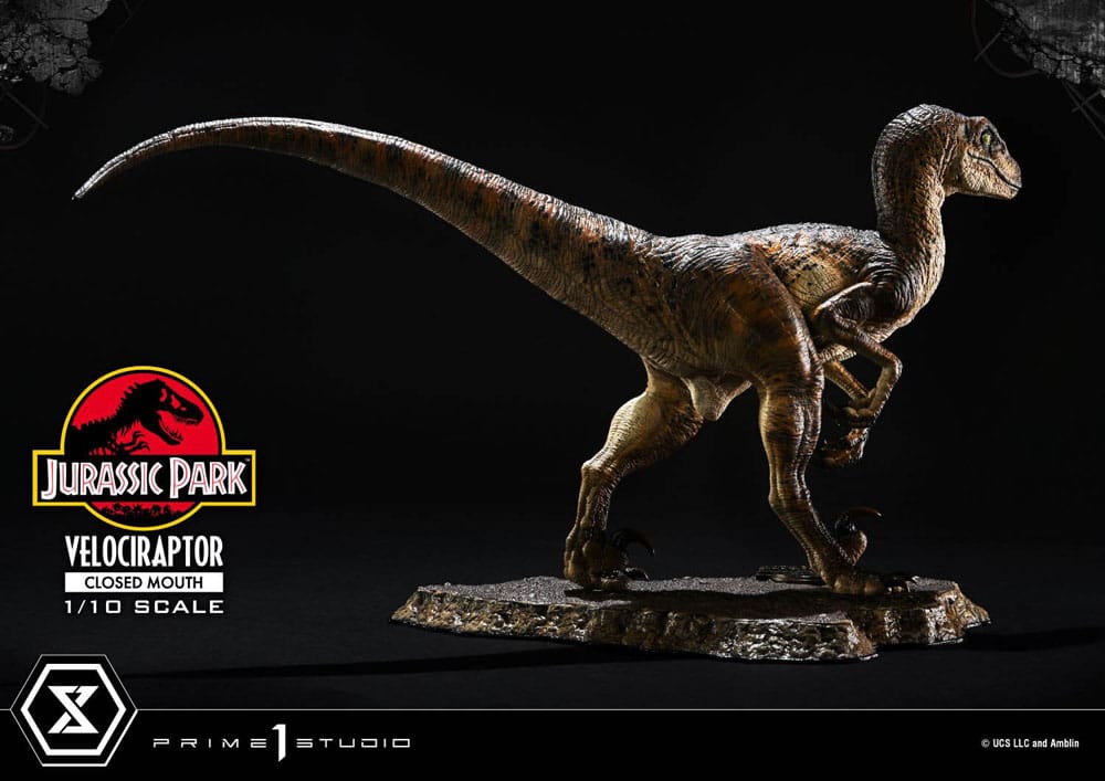 VELOCIRAPTOR CLOSED MOUTH – ESTATUA 1/10 (PRIME 1 STUDIO – JURASSIC PARK)