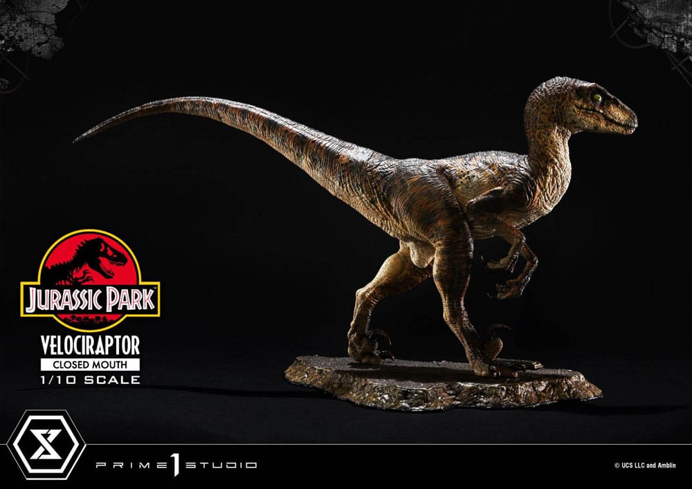 VELOCIRAPTOR CLOSED MOUTH – ESTATUA 1/10 (PRIME 1 STUDIO – JURASSIC PARK)
