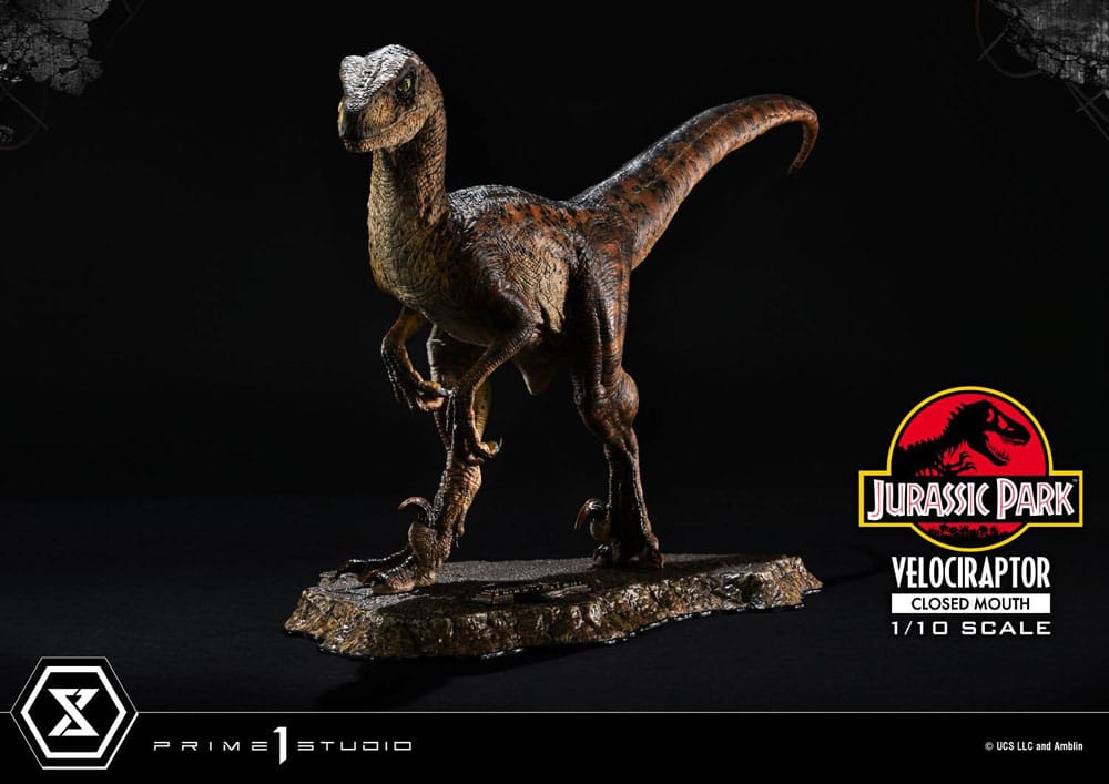 VELOCIRAPTOR CLOSED MOUTH – ESTATUA 1/10 (PRIME 1 STUDIO – JURASSIC PARK)