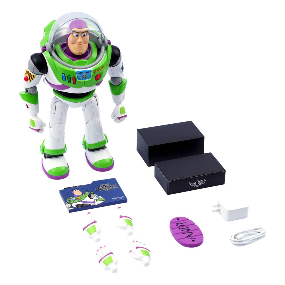 BUZZ LIGHTYEAR ROBOT INTERACTIVO 42 CM – ROBOSEN (SPACE RANGER ALPHA) INGLÉS