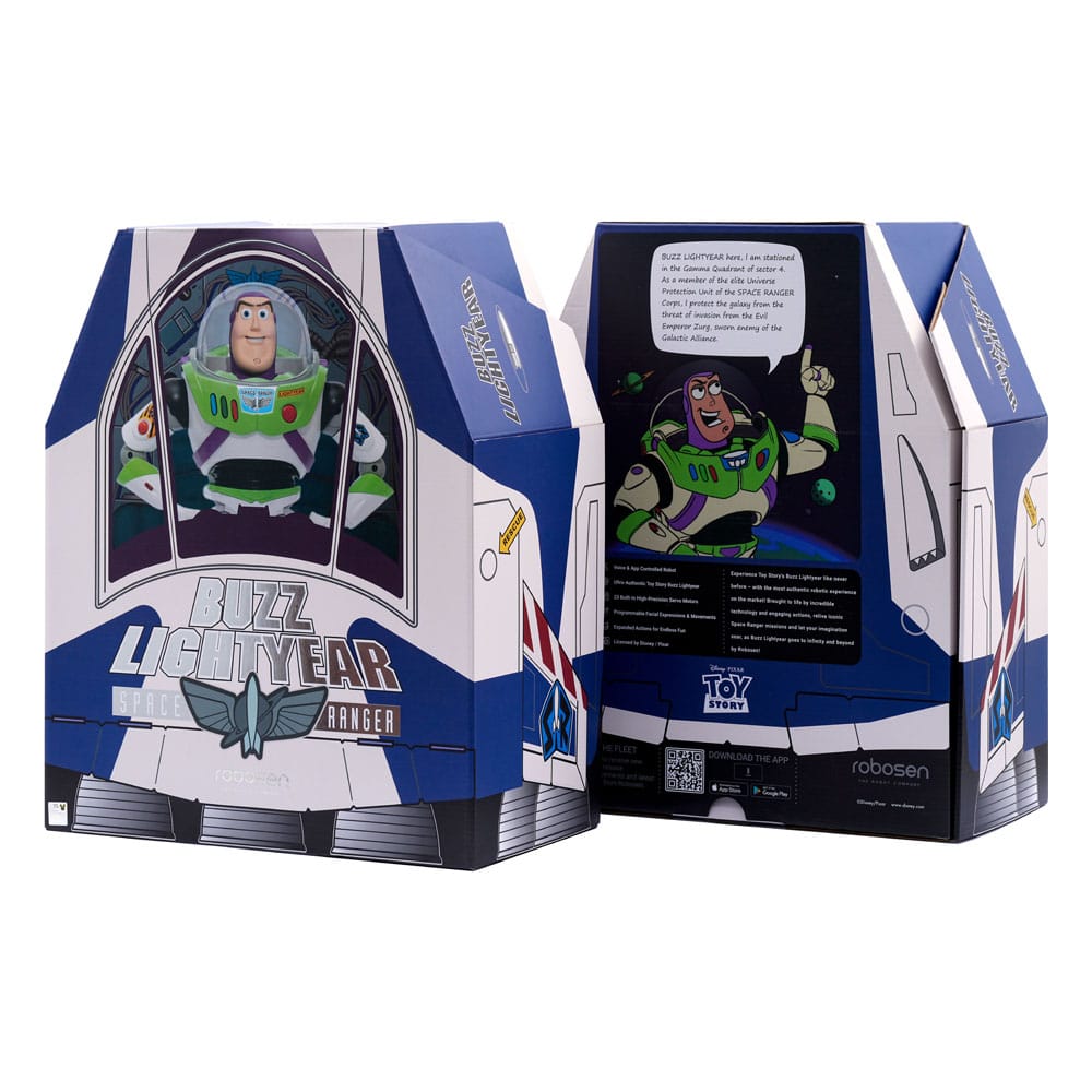 BUZZ LIGHTYEAR ROBOT INTERACTIVO 42 CM – ROBOSEN (SPACE RANGER ALPHA) INGLÉS