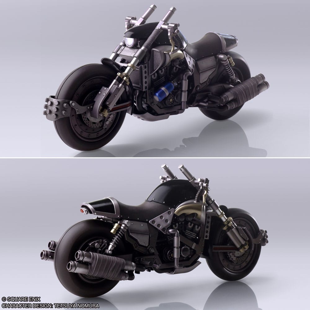 CLOUD STRIFE & HARDY-DAYTONA – FINAL FANTASY VII BRING ARTS FIGURA 15 CM + VEHÍCULO 22 CM (SQUARE ENIX – FINAL FANTASY)