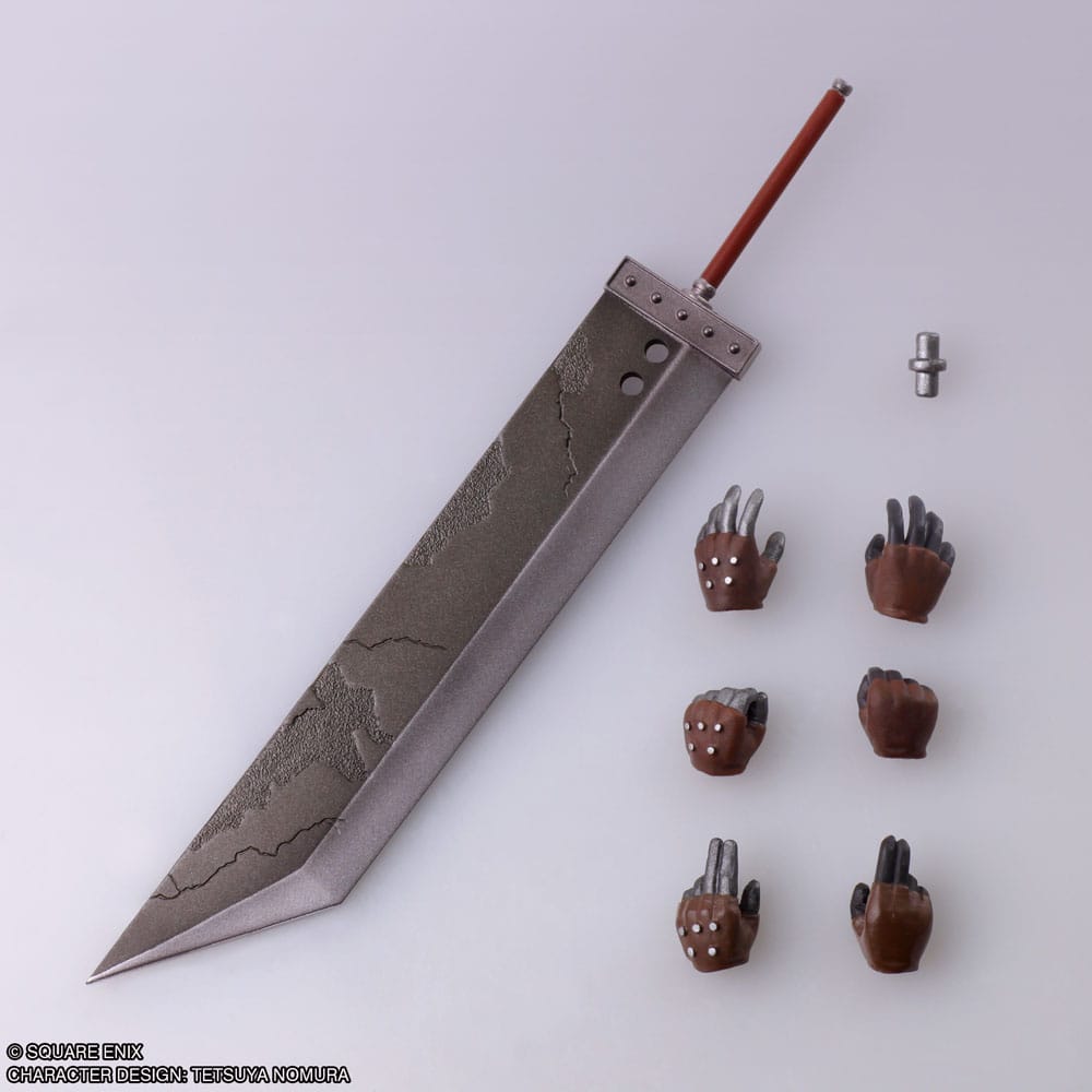 CLOUD STRIFE & HARDY-DAYTONA – FINAL FANTASY VII BRING ARTS FIGURA 15 CM + VEHÍCULO 22 CM (SQUARE ENIX – FINAL FANTASY)