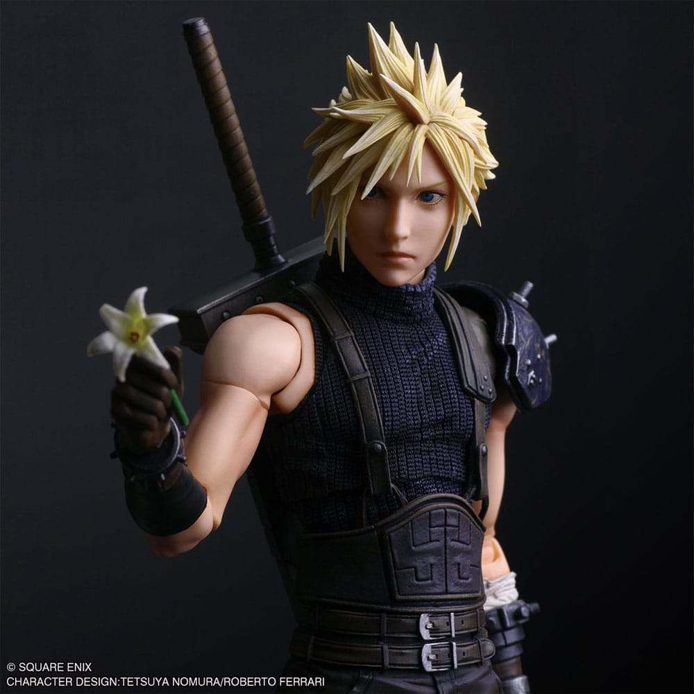 CLOUD STRIFE 27 CM – FINAL FANTASY VII REBIRTH PLAY ARTS SHIN FIGURE (SQUARE ENIX)