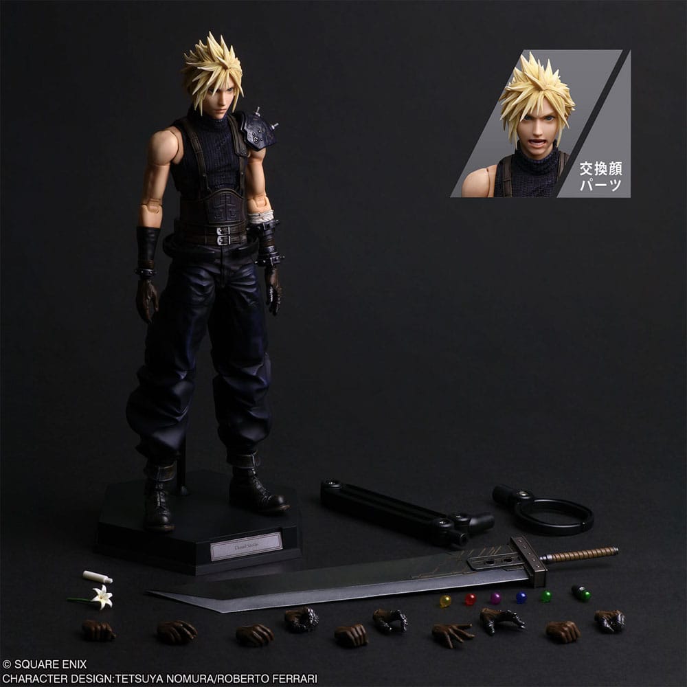 CLOUD STRIFE 27 CM – FINAL FANTASY VII REBIRTH PLAY ARTS SHIN FIGURE (SQUARE ENIX)