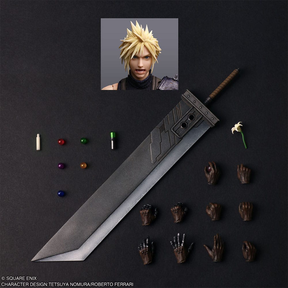CLOUD STRIFE 27 CM – FINAL FANTASY VII REBIRTH PLAY ARTS SHIN FIGURE (SQUARE ENIX)