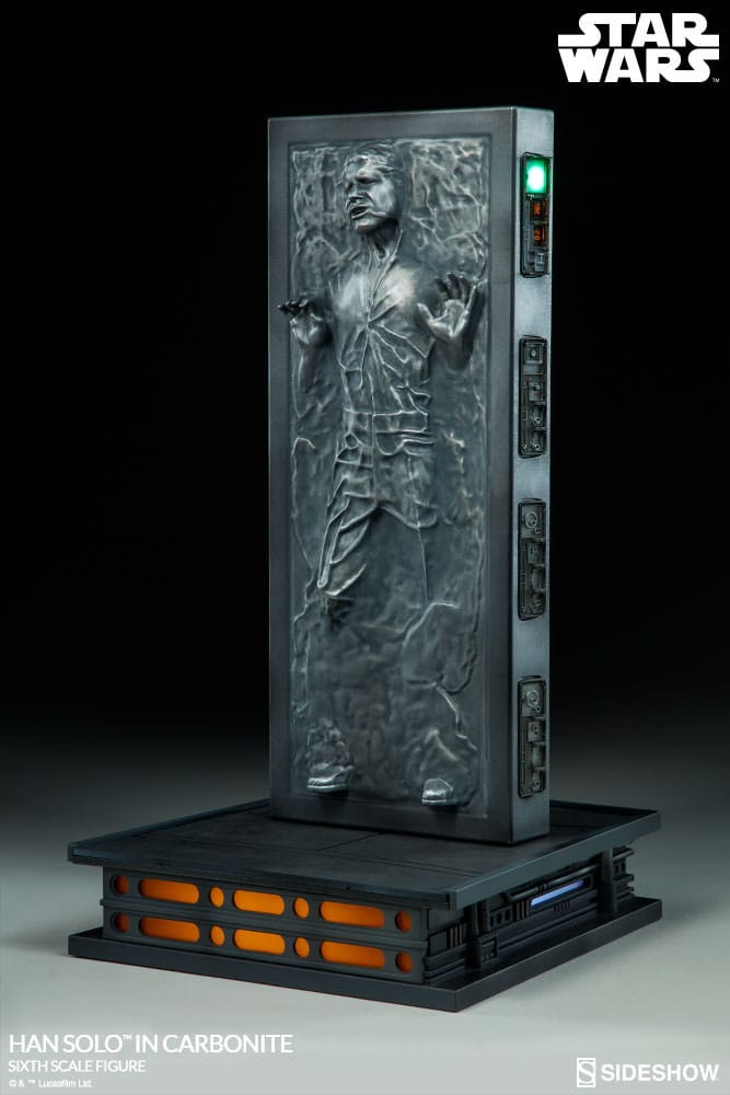 HAN SOLO EN CARBONITA 1/6 – STAR WARS – FIGURA SIDESHOW 38 CM