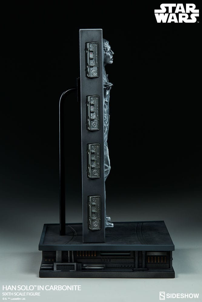 HAN SOLO EN CARBONITA 1/6 – STAR WARS – FIGURA SIDESHOW 38 CM