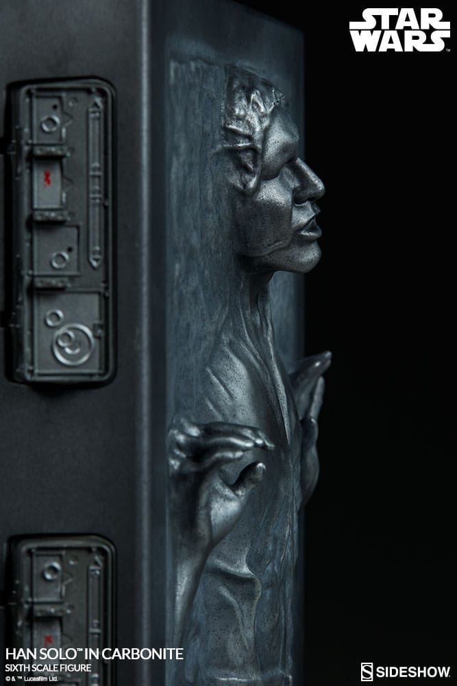 HAN SOLO EN CARBONITA 1/6 – STAR WARS – FIGURA SIDESHOW 38 CM