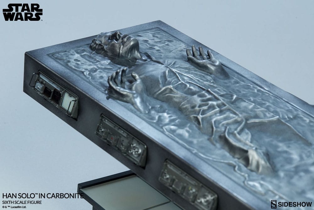 HAN SOLO EN CARBONITA 1/6 – STAR WARS – FIGURA SIDESHOW 38 CM