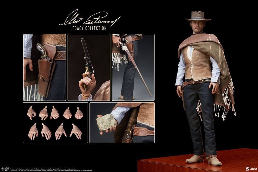 THE MAN WITH NO NAME 1/6 – CLINT EASTWOOD – LEGACY COLLECTION SIDESHOW 30 CM