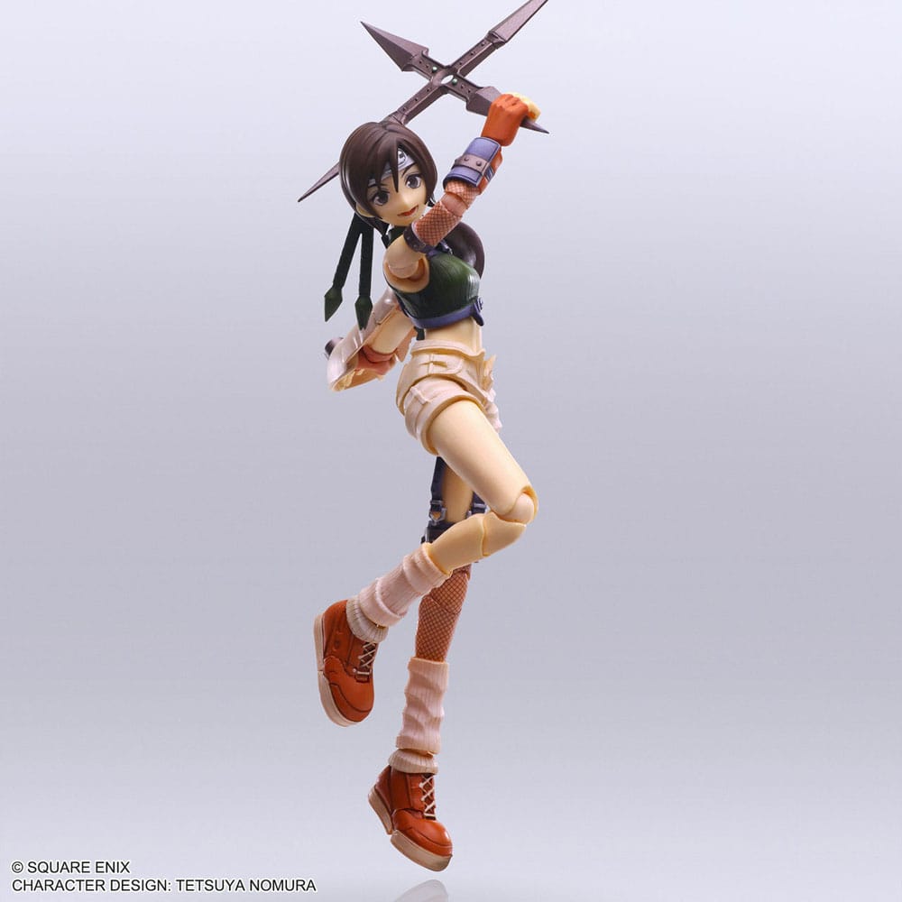 Figura Yuffie Kisaragi Final Fantasy VII Square Enix Bring Arts articulada.