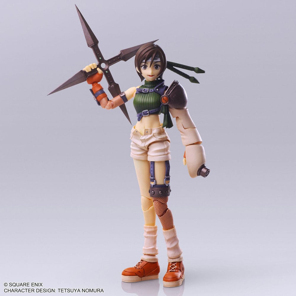Yuffie Kisaragi Bring Arts Final Fantasy VII figura oficial 13 cm.