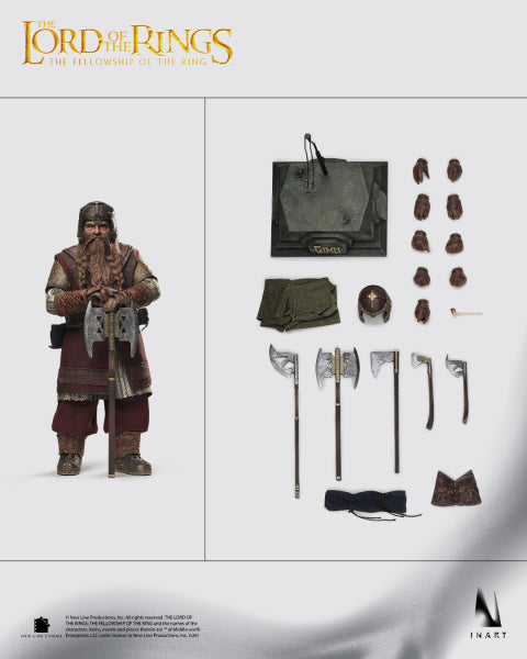 GIMLI INART EL SEÑOR DE LOS ANILLOS FIGURA 1/6 29 CM