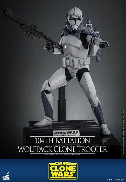 Accesorios incluidos en la figura 104th Battalion Wolfpack Clone Trooper Hot Toys Star Wars