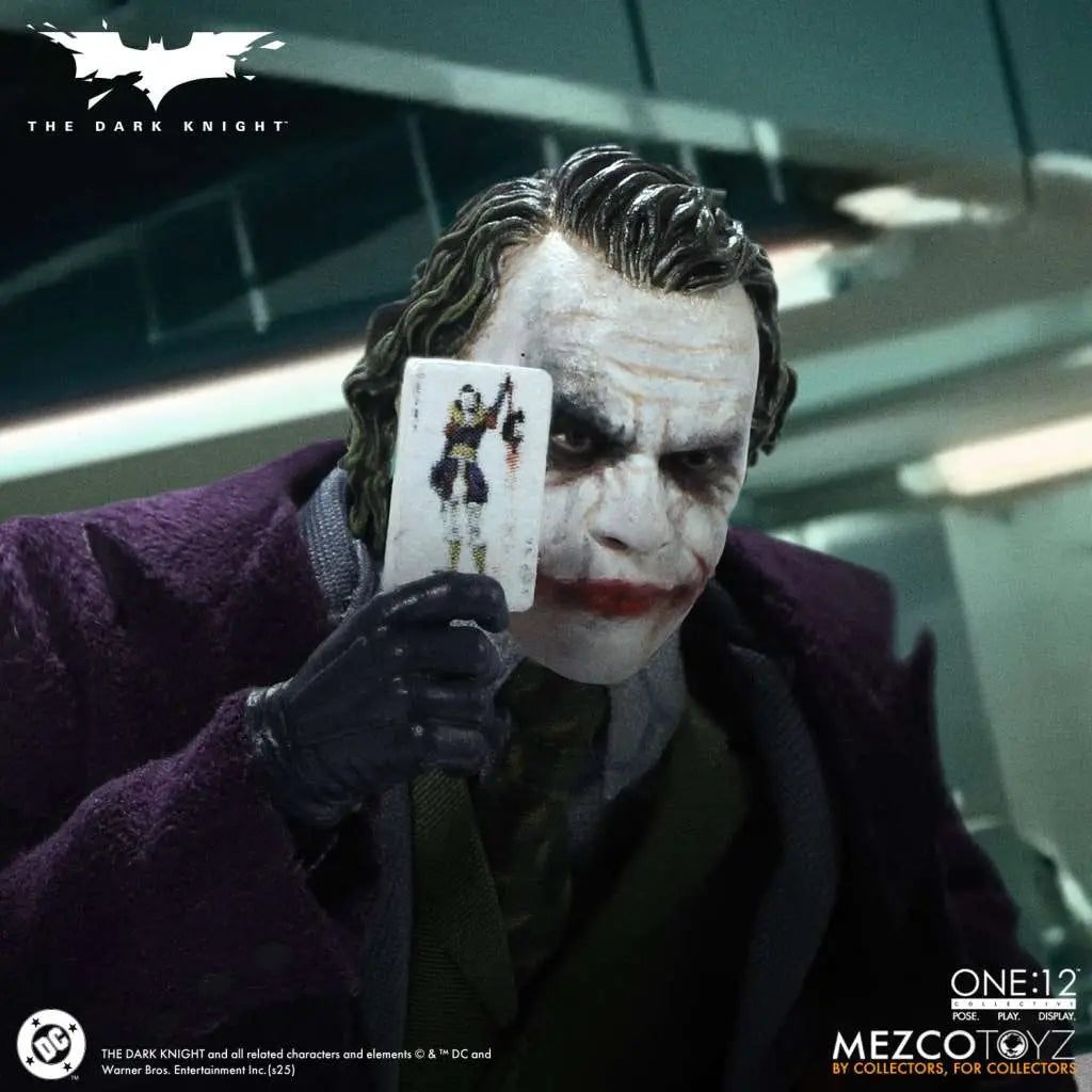 JOKER THE DARK KNIGHT ONE:12 COLLECTIVE FIGURA 17 CM MEZCO TOYZ