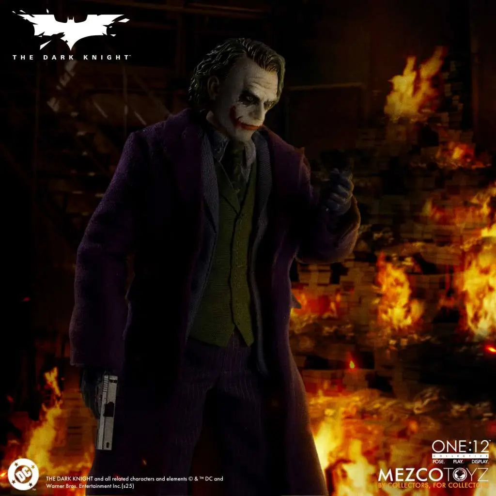 JOKER THE DARK KNIGHT ONE:12 COLLECTIVE FIGURA 17 CM MEZCO TOYZ