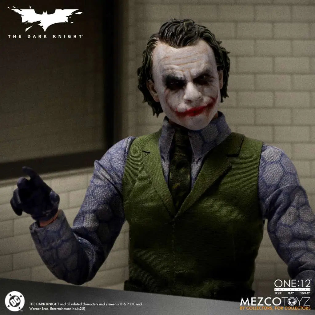 JOKER THE DARK KNIGHT ONE:12 COLLECTIVE FIGURA 17 CM MEZCO TOYZ
