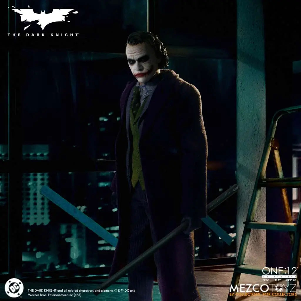 JOKER THE DARK KNIGHT ONE:12 COLLECTIVE FIGURA 17 CM MEZCO TOYZ