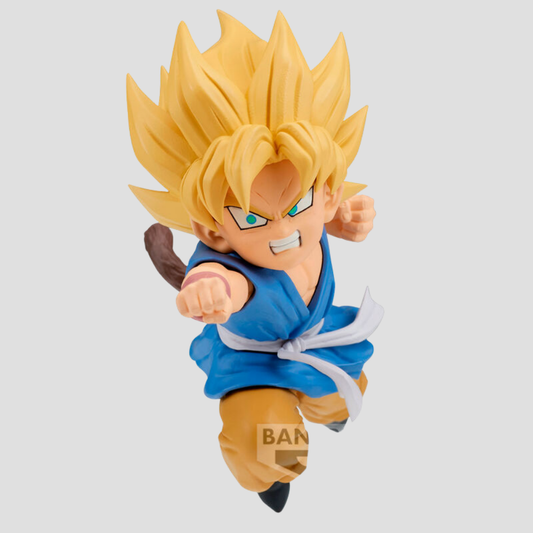 Figura SSGSS Gogeta vs Super 17 Match Makers Dragon Ball GT 9cm