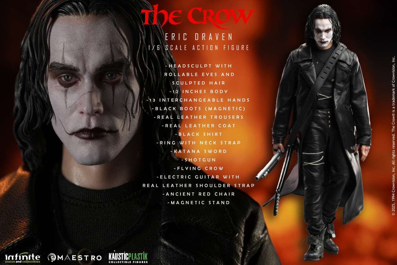 THE CROW – ERIC DRAVEN FIGURA 1/6 STANDARD (INFINITE STATUE & COLLECTIBLES – MAESTRO LINE)
