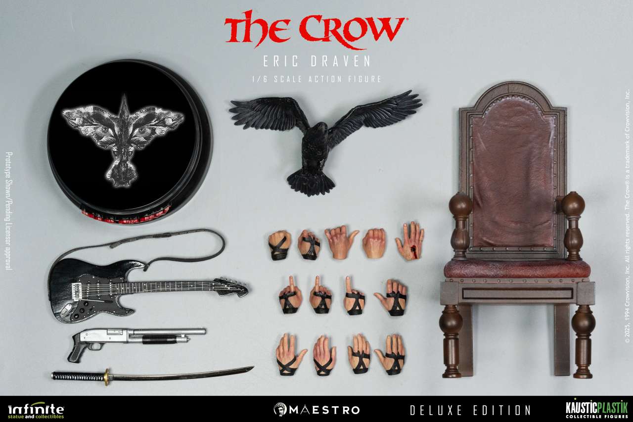 THE CROW – ERIC DRAVEN FIGURA 1/6 DELUXE (INFINITE STATUE & COLLECTIBLES – MAESTRO LINE)