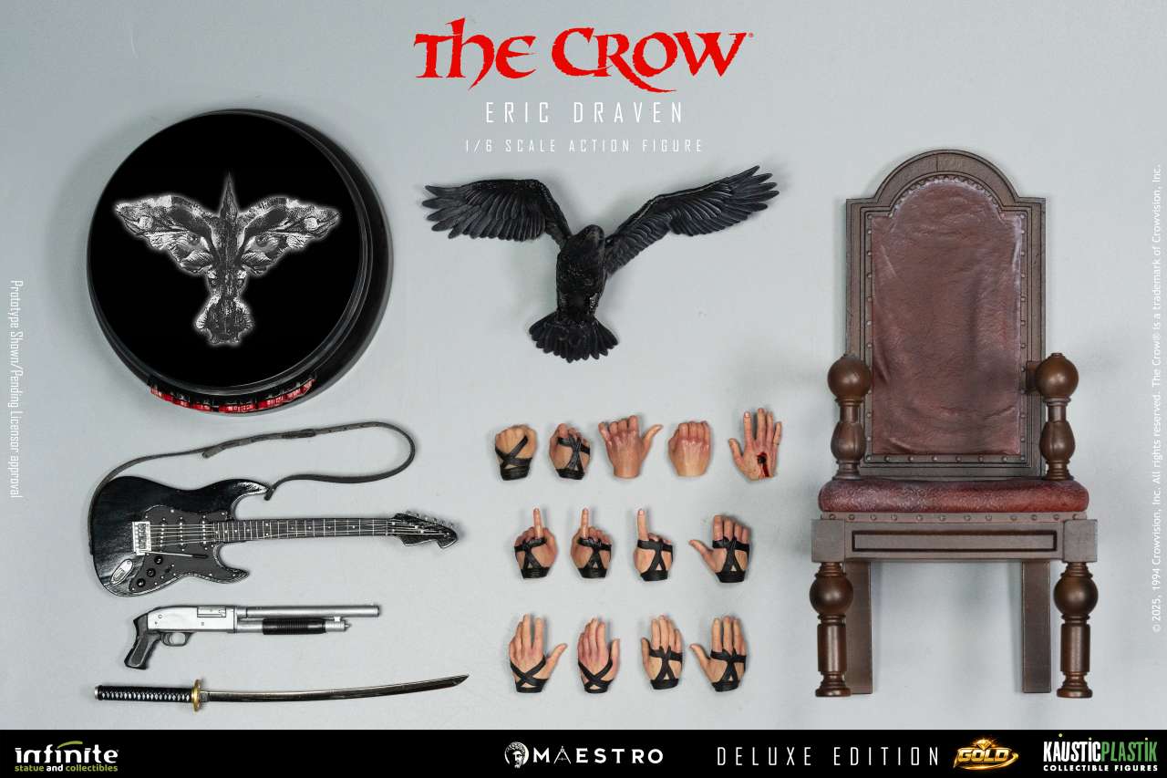 THE CROW – ERIC DRAVEN FIGURA 1/6 DELUXE GOLD (INFINITE STATUE & COLLECTIBLES – MAESTRO LINE)