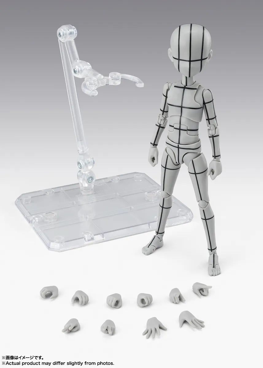 BODY-KUN KEN SUGIMORI WIREFRAME GRAY S.H.FIGUARTS BANDAI