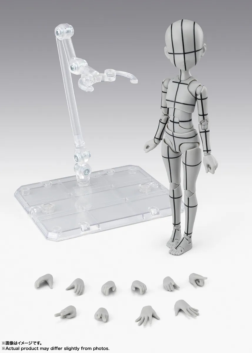 BODY-CHAN KEN SUGIMORI WIREFRAME GRAY S.H.FIGUARTS BANDAI