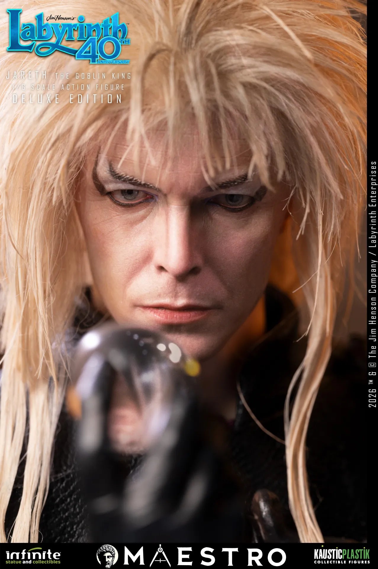 JARETH THE GOBLIN KING FIGURA 1/6 DELUXE EDITION LABYRINTH 30 CM